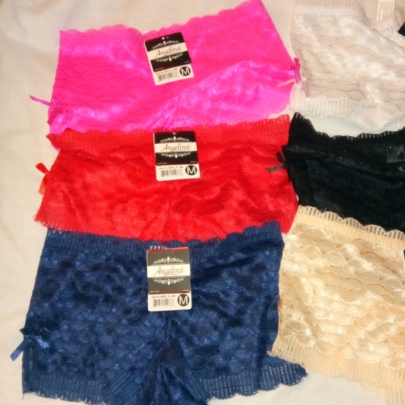 Sold***Angelina 6Pk Lace Boy Short Panties Bundle - Picture 2 of 6